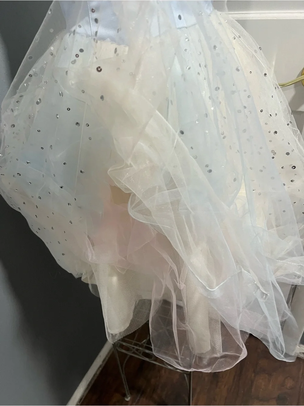 Light Blue & Ivory Sparkle  Dress for Kids (Gymboree Ballet Collection)